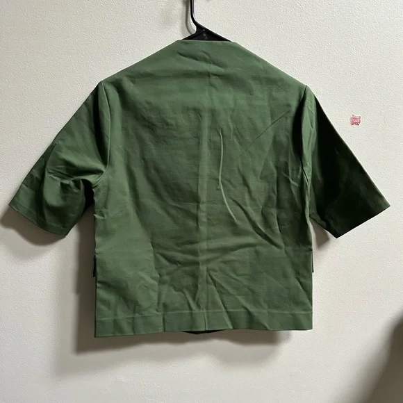 SOLD | Kate Spade Saturday Flat Pocket Blouse | Forest Green | Women’s S - Picture 7 of 9